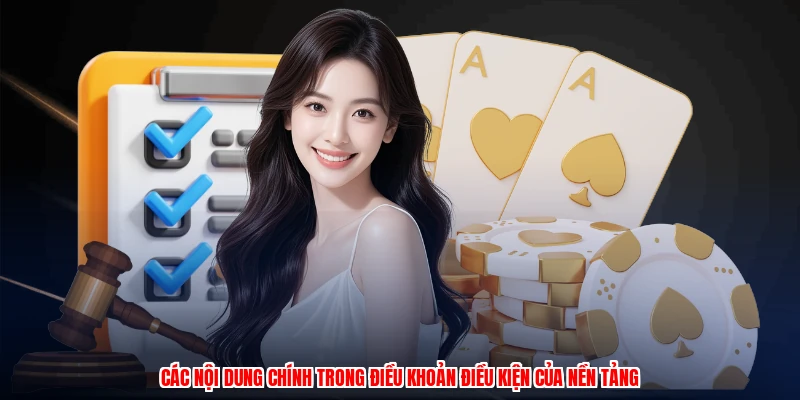 Các nội dung chính trong điều khoản điều kiện của nền tảng